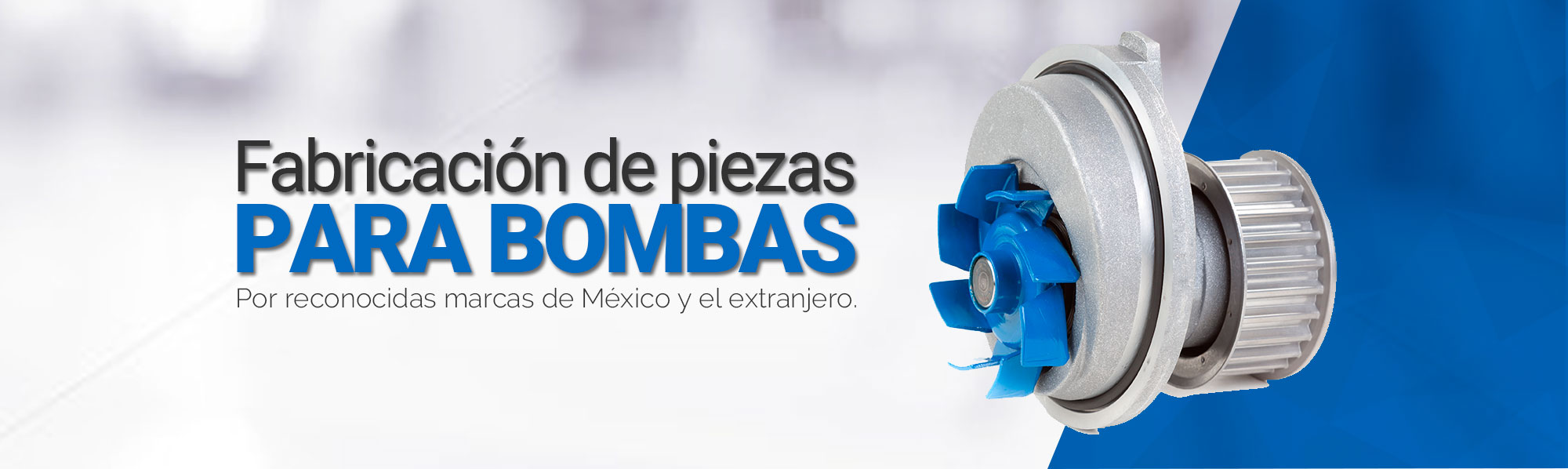 Vac - Pumps, Fabricación de piezas para bombas